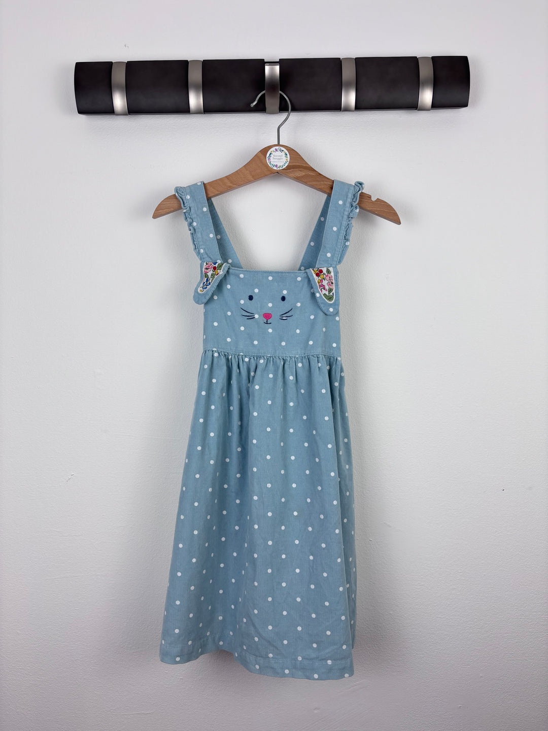 Boden Chambray Bunny Dress 3–4 Years-Dresses-Second Snuggle Preloved