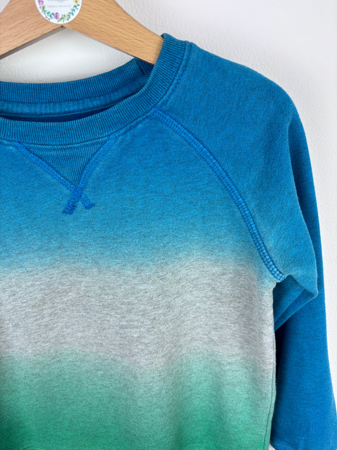 Boden Blue Ombre Sweatshirt 3–4 Years-Jumpers-Second Snuggle Preloved