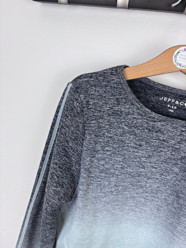 Jeff & Co Ombre Long Sleeve Top 9–10 Years-Tops-Second Snuggle Preloved