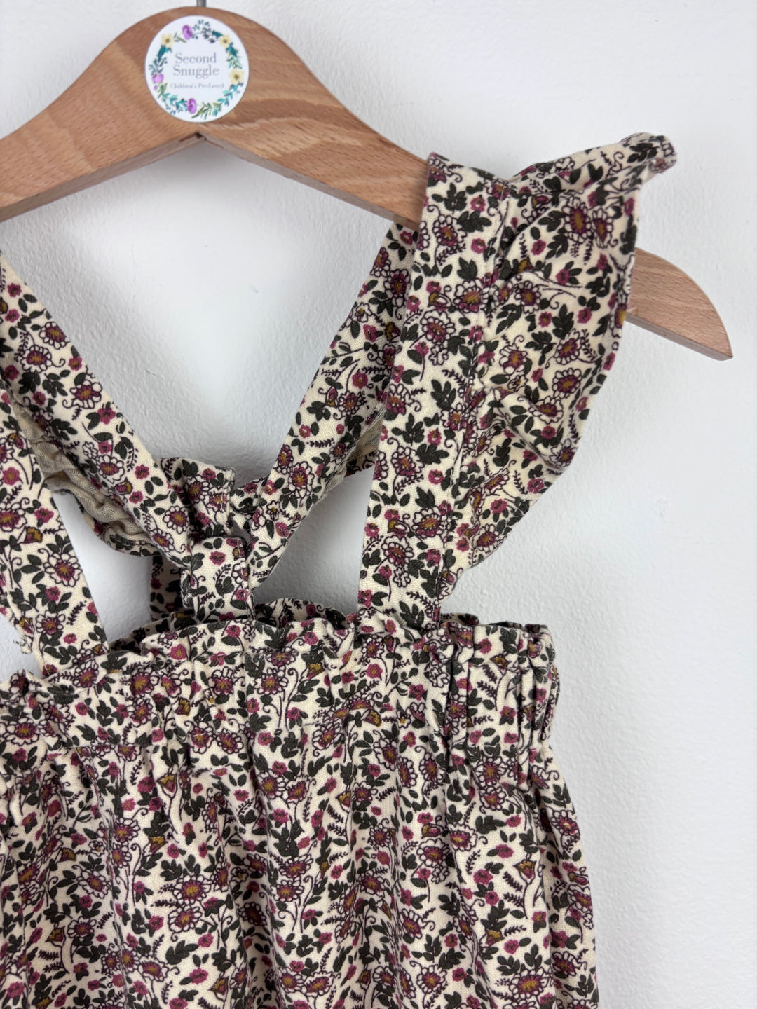 Dolly Wears Floral Ruffle Jumpsuit 3–4 Years-Jump Suits-Second Snuggle Preloved