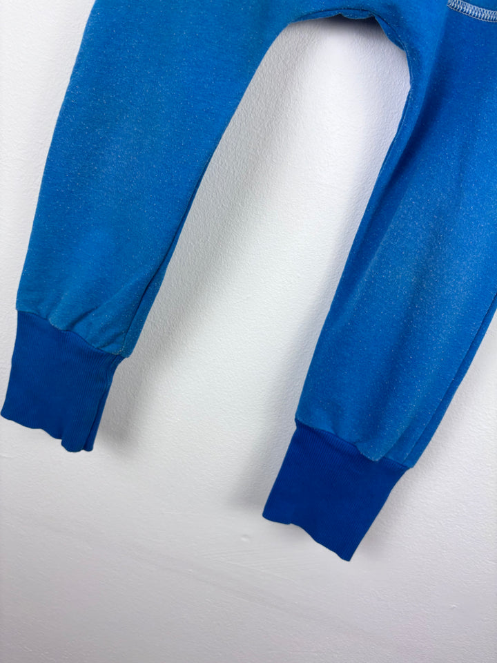 Alba Blue Organic Joggers 110 (4-5 Years)-Trousers-Second Snuggle Preloved