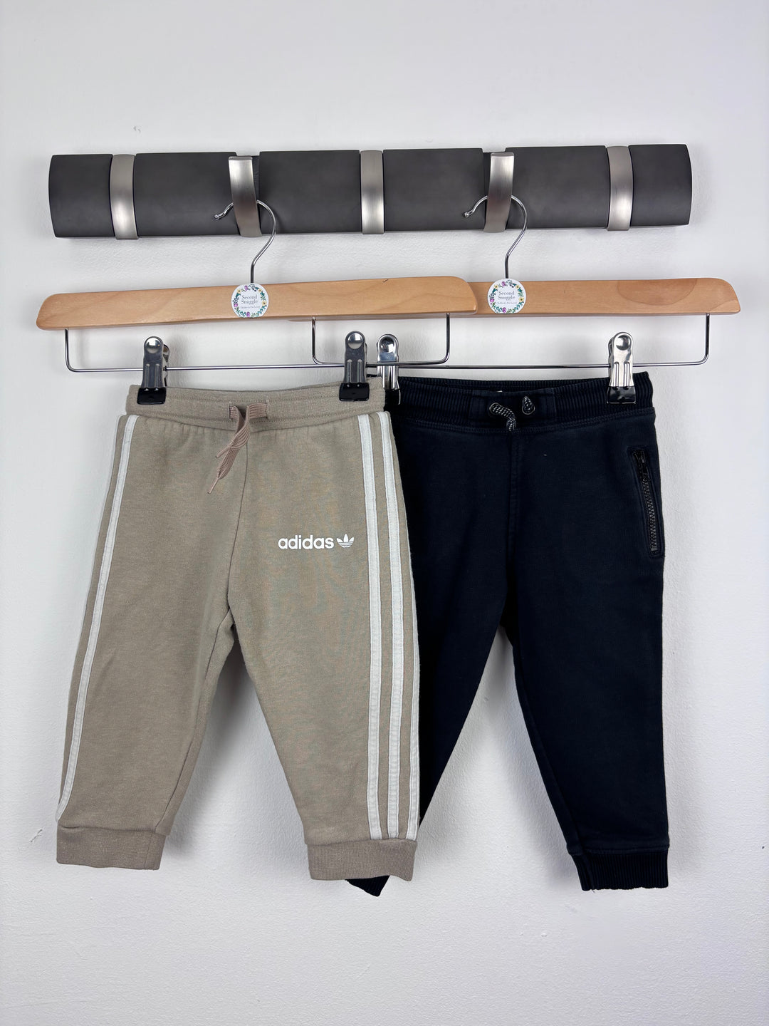 River Island and Adidas Joggers 9–12 Months-Trousers-Second Snuggle Preloved