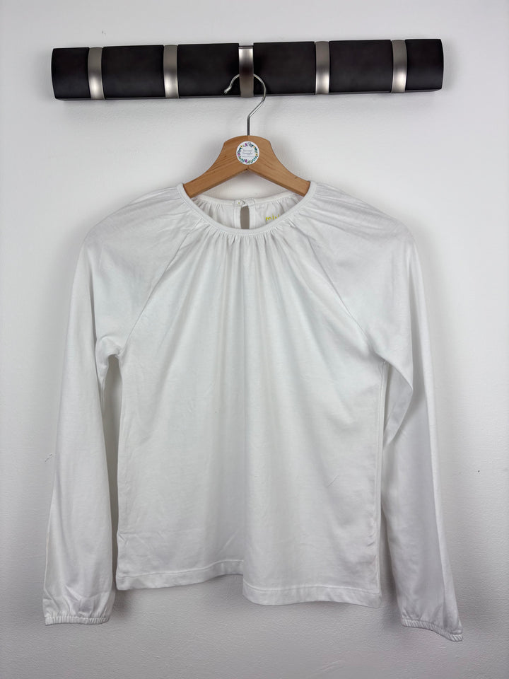 Boden White Long Sleeve Top 11–12 Years-Tops-Second Snuggle Preloved