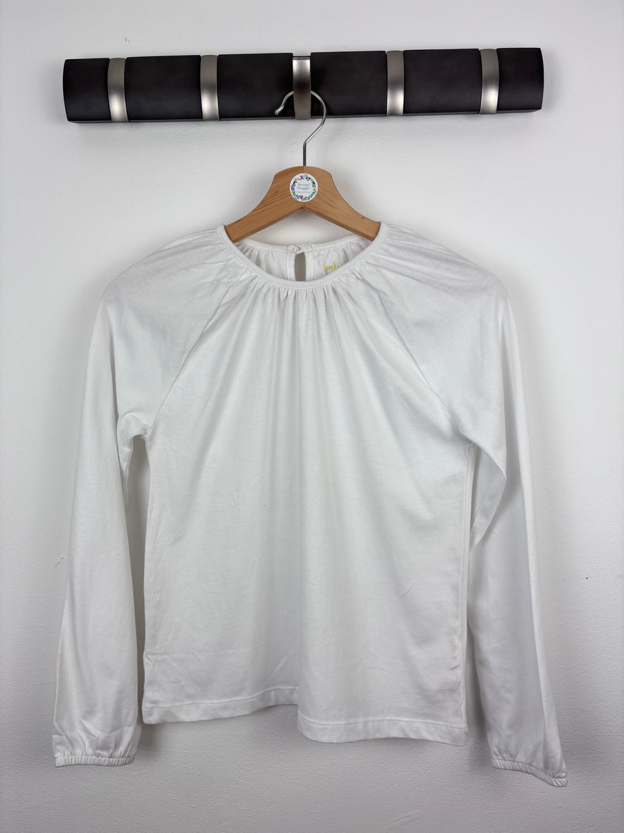 Boden White Long Sleeve Top 11–12 Years-Tops-Second Snuggle Preloved
