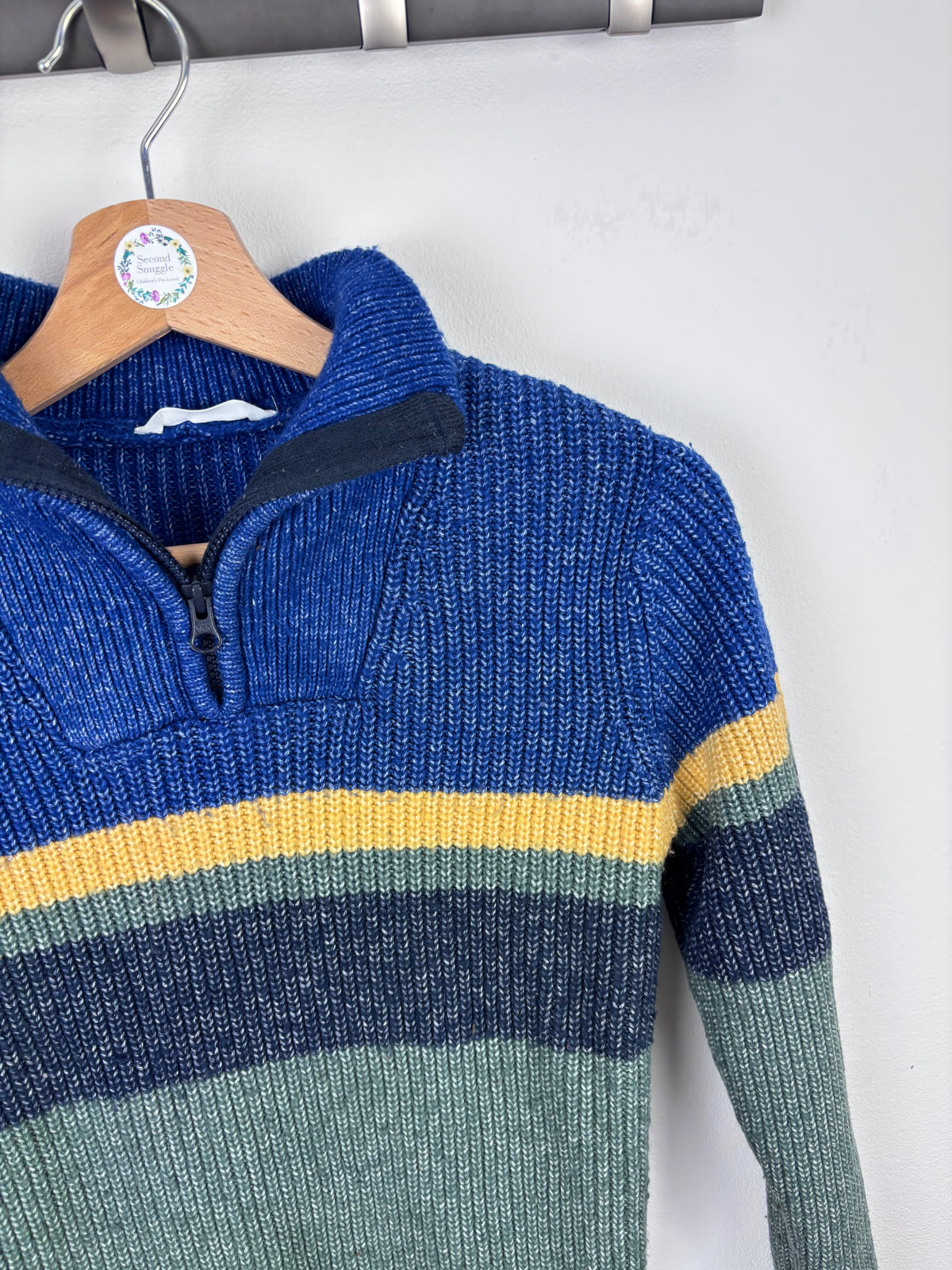 M&S Stripe Knit Jumper 11-12 Years-Jumpers-Second Snuggle Preloved