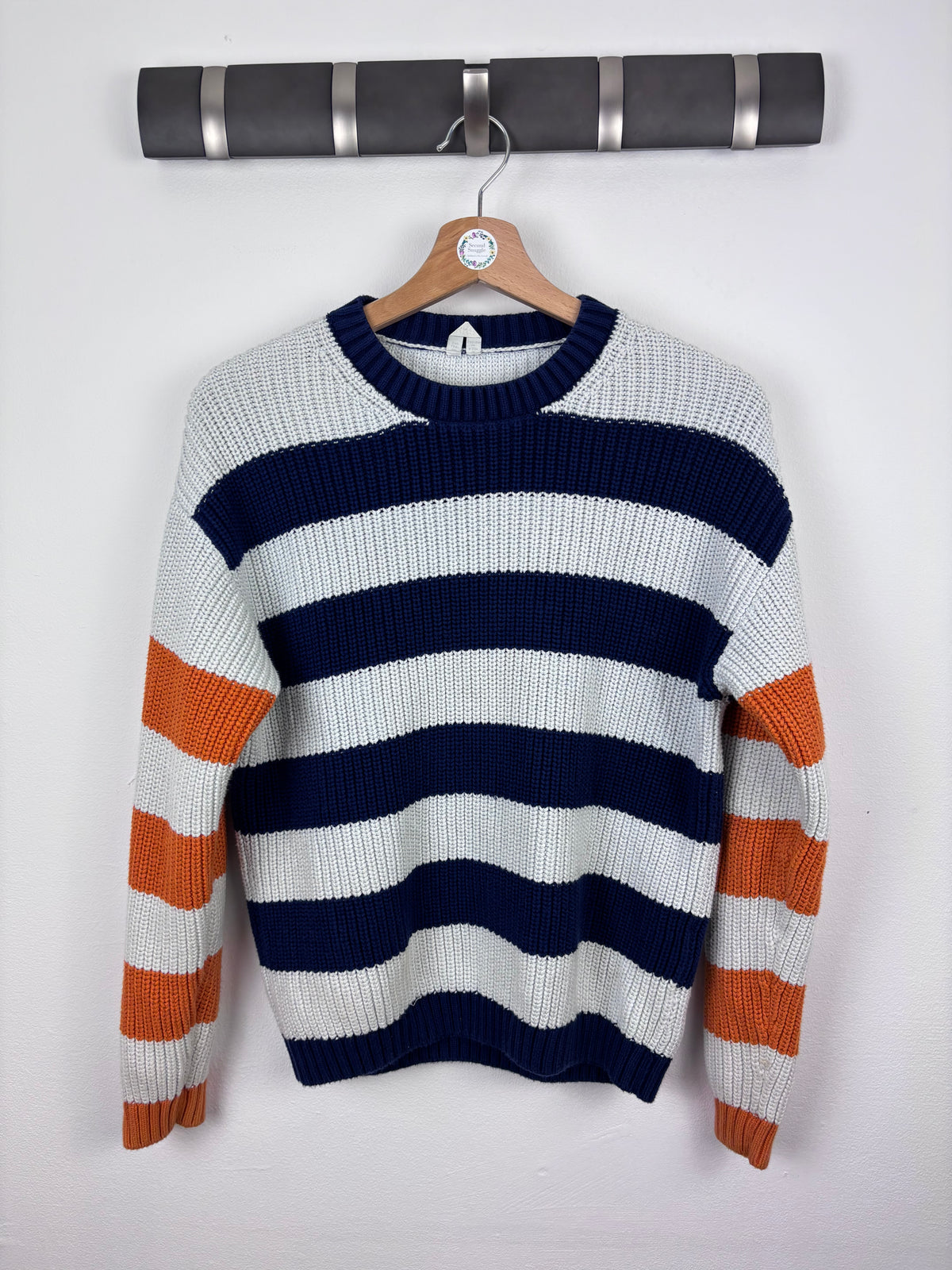 Arket Stripe Knit Jumper 8-10 Years-Jumpers-Second Snuggle Preloved