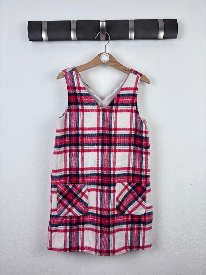 Fred & Flo Tartan Dress 6–7 Years-Dresses-Second Snuggle Preloved