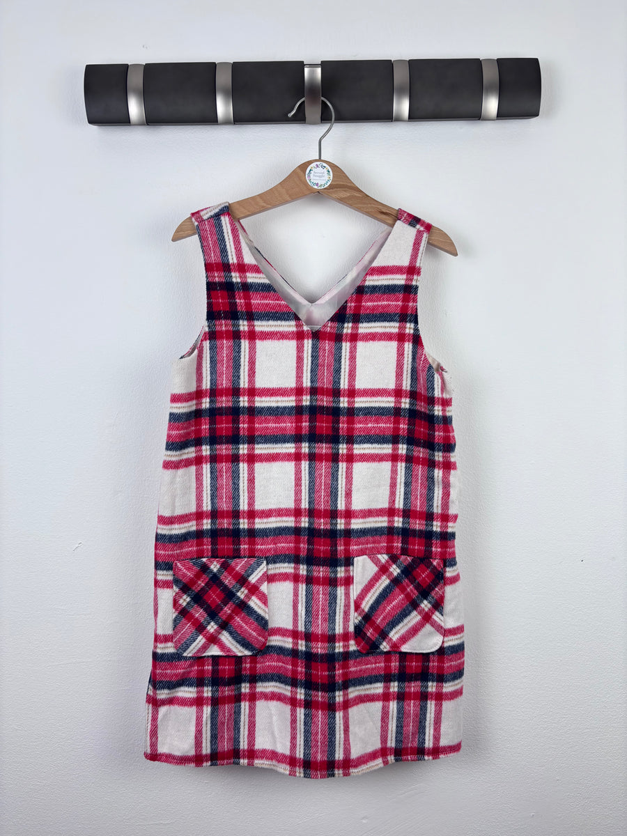 Fred & Flo Tartan Dress 6–7 Years-Dresses-Second Snuggle Preloved