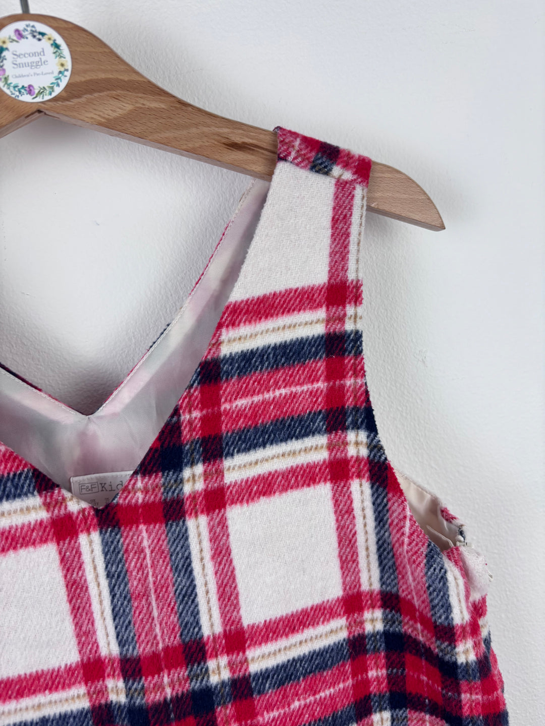 Fred & Flo Tartan Dress 6–7 Years-Dresses-Second Snuggle Preloved