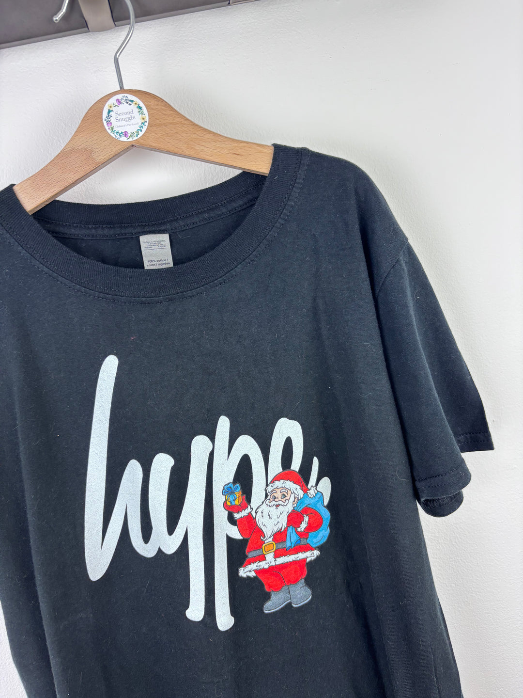 Hype Santa Logo T-Shirt XL 13 Years-Tops-Second Snuggle Preloved