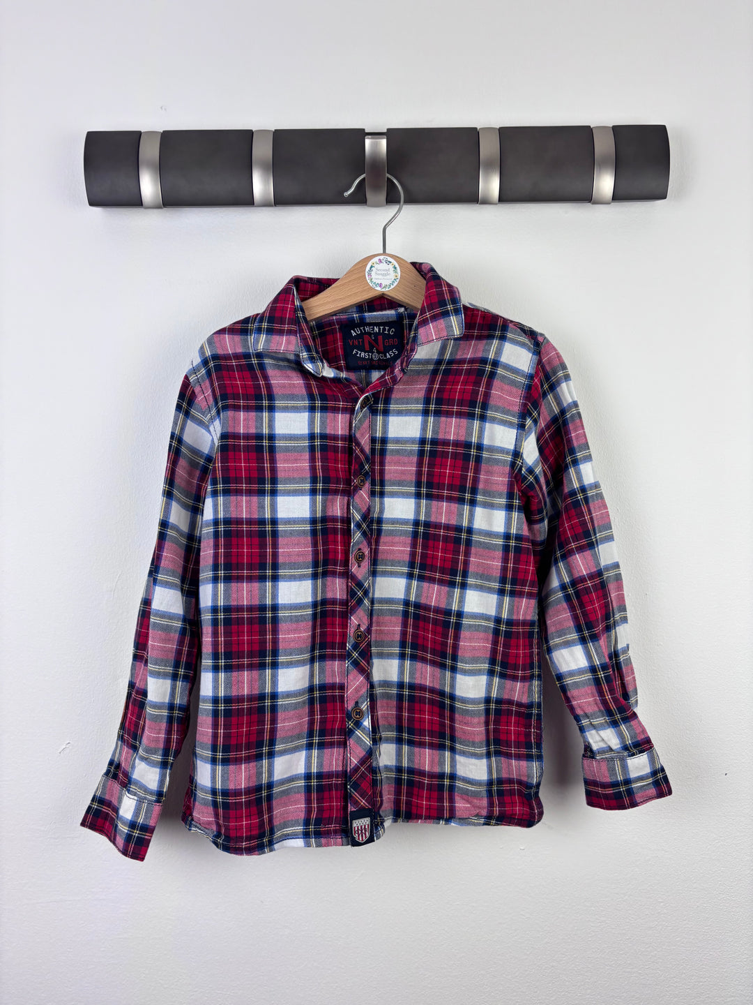 Next Red Check Shirt 6 Years-Shirts-Second Snuggle Preloved