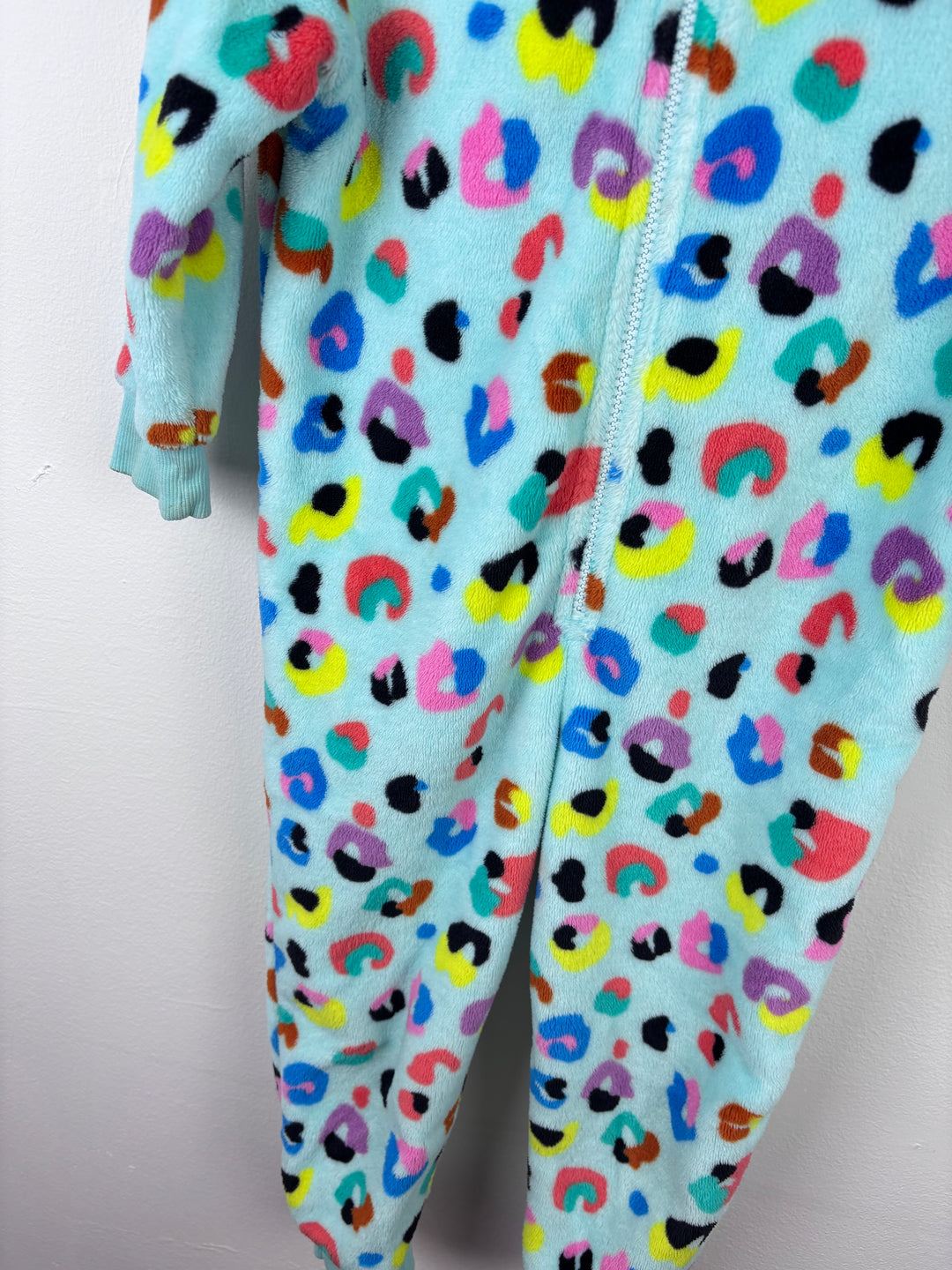 M&S Colourful Leopard Onesie 3–4 Years-All In One-Second Snuggle Preloved