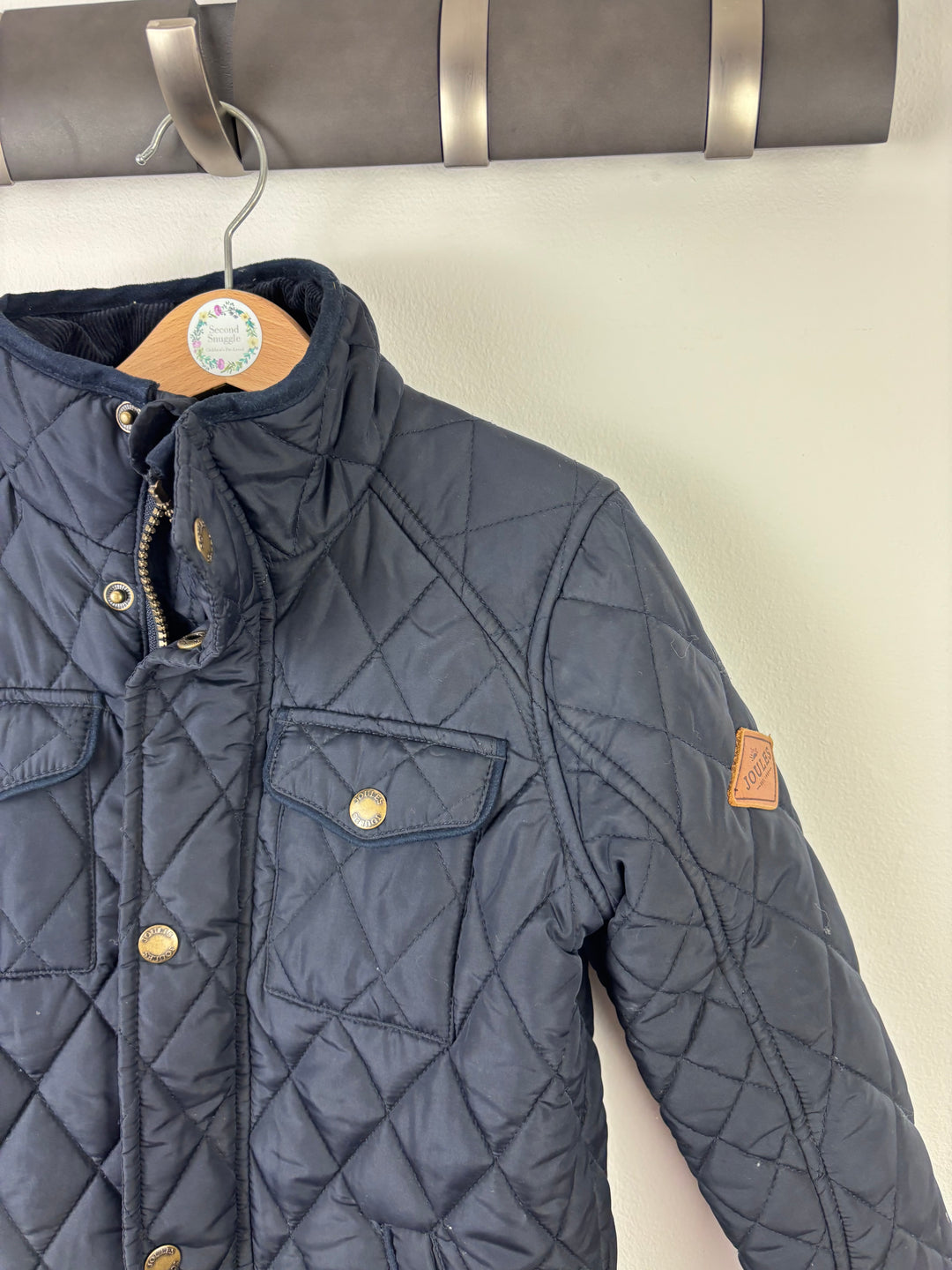 Joules Navy Quilted Coat 5 Years-Coats-Second Snuggle Preloved