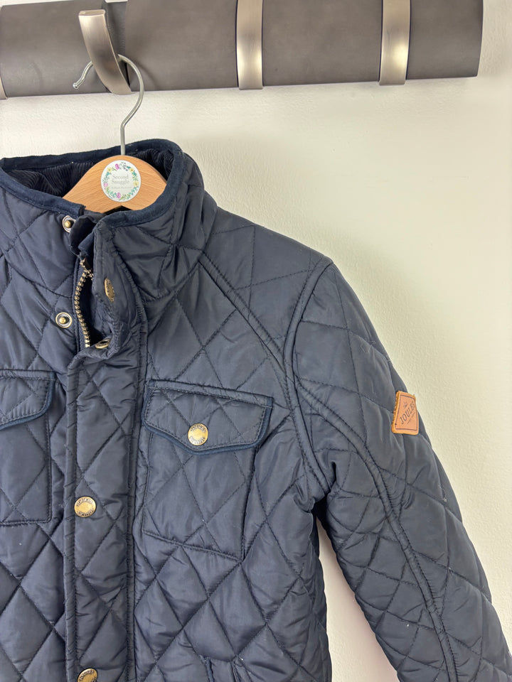 Joules Navy Quilted Coat 5 Years-Coats-Second Snuggle Preloved