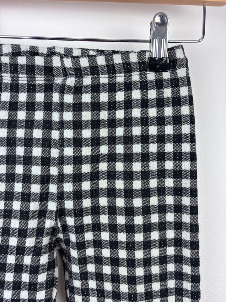 John Lewis Check Leggings 8 Years-Trousers-Second Snuggle Preloved