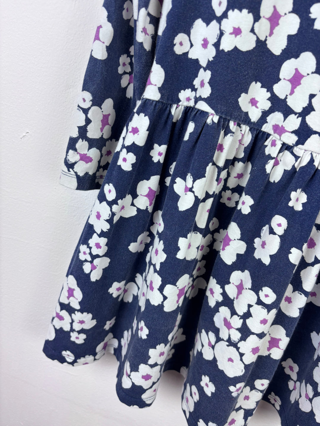 John Lewis Floral Long Sleeve Dress 6 Years-Dresses-Second Snuggle Preloved