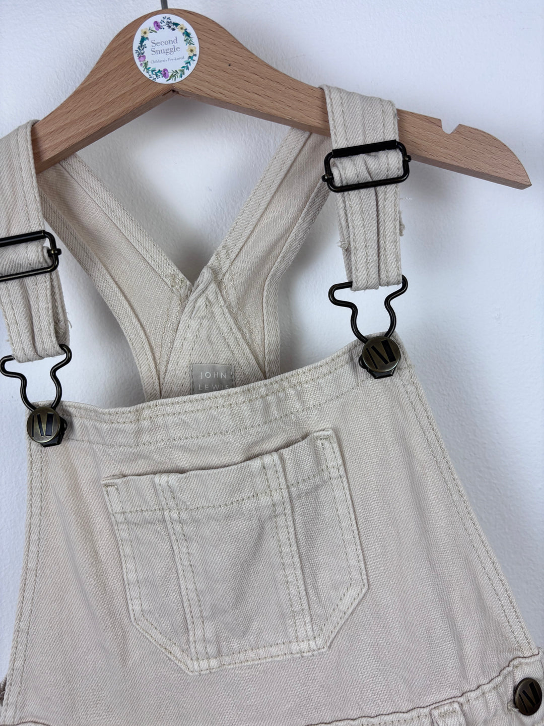 John Lewis Denim Dungaree Dress 6 Years-Dresses-Second Snuggle Preloved