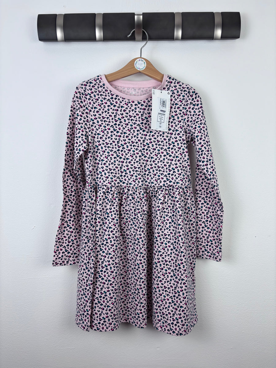 M&S Leopard Print Dress 6-7 Years-Dresses-Second Snuggle Preloved