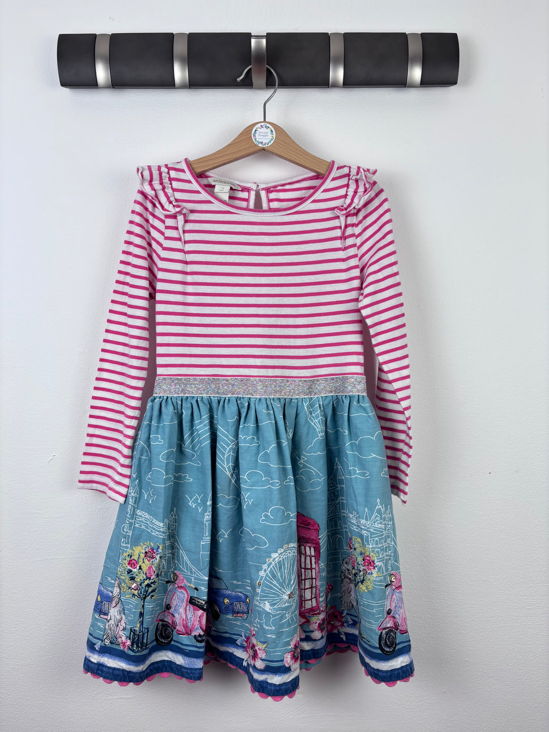 Monsoon London Scene Dress 7-8 Years-Dresses-Second Snuggle Preloved