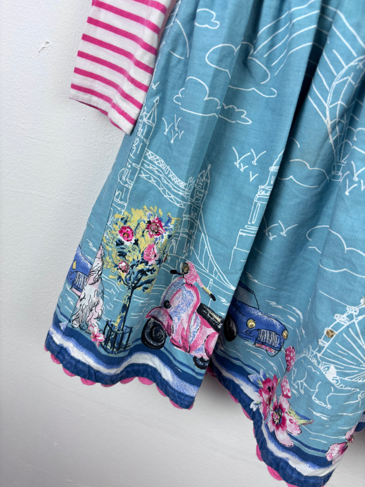 Monsoon London Scene Dress 7-8 Years-Dresses-Second Snuggle Preloved