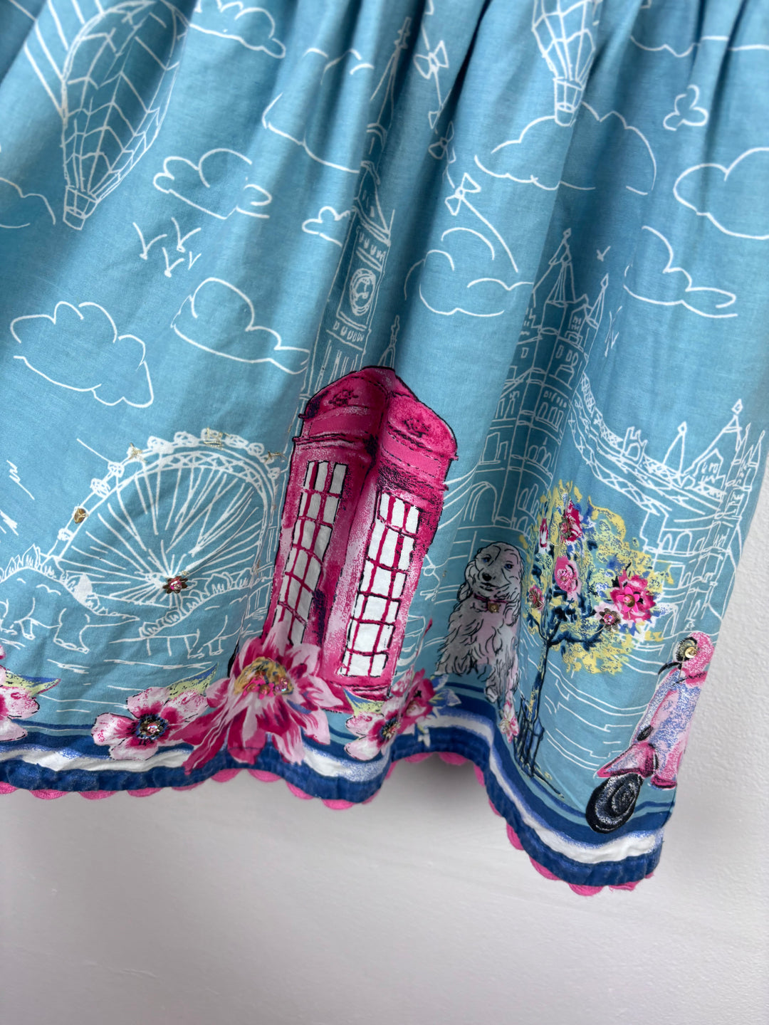 Monsoon London Scene Dress 7-8 Years-Dresses-Second Snuggle Preloved