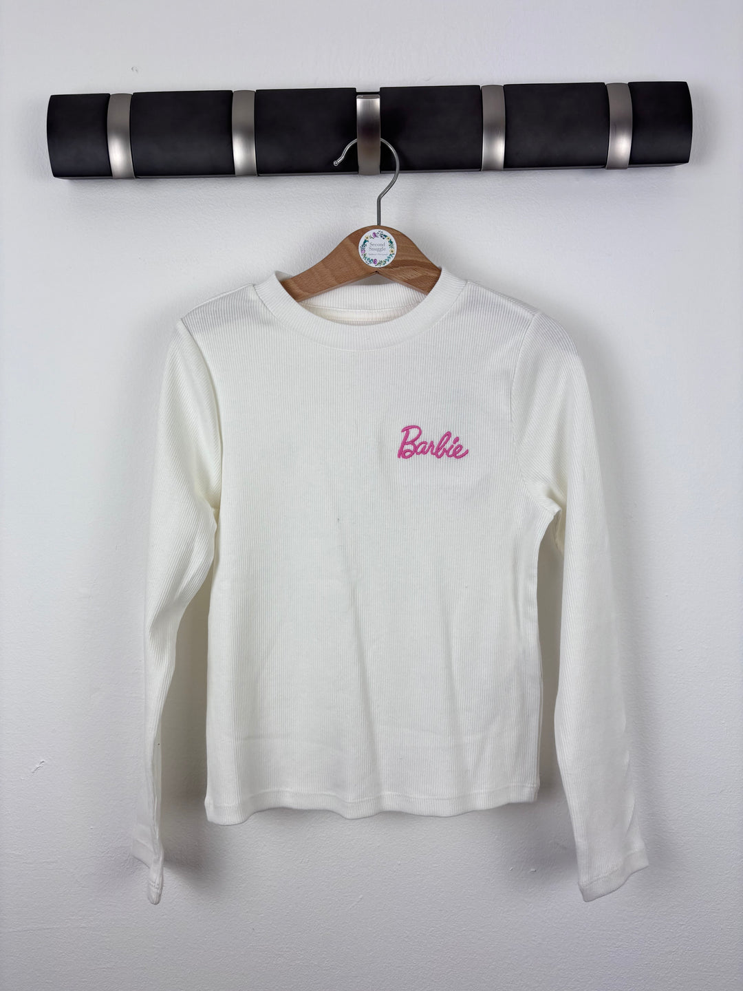 M&S Barbie Long Sleeve Top 7-8 Years-Tops-Second Snuggle Preloved