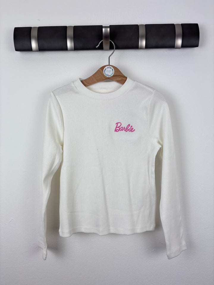 M&S Barbie Long Sleeve Top 7-8 Years-Tops-Second Snuggle Preloved