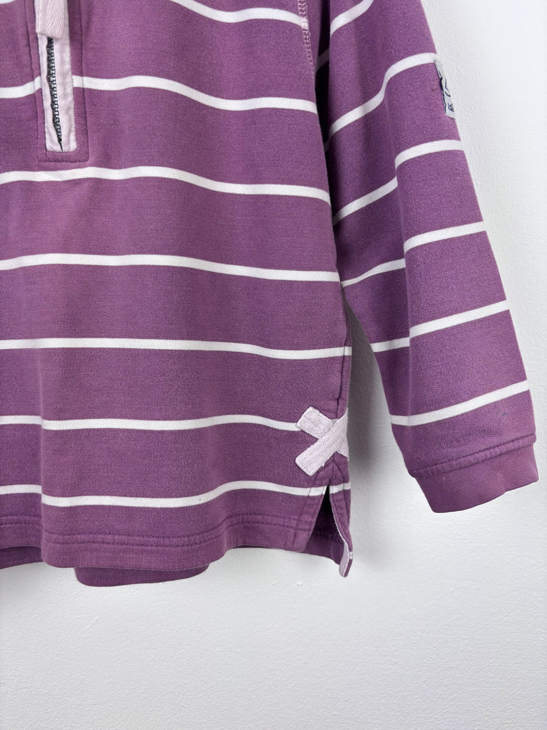 Lazy Jacks Stripe Zip Jumper 5-6 Years-Jumpers-Second Snuggle Preloved