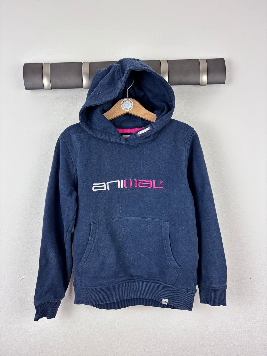 Animal Navy Hoodie 7-8 Years-Hoodies-Second Snuggle Preloved