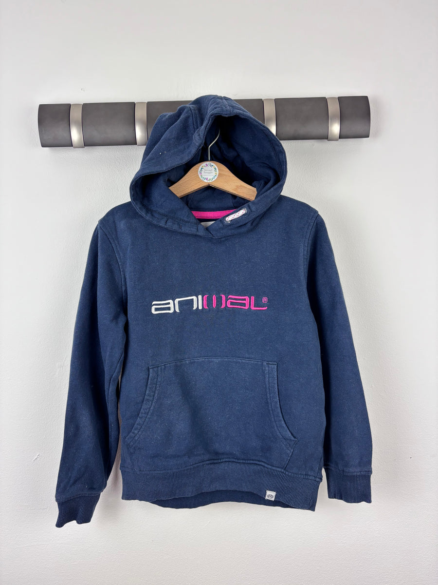 Animal Navy Hoodie 7-8 Years-Hoodies-Second Snuggle Preloved