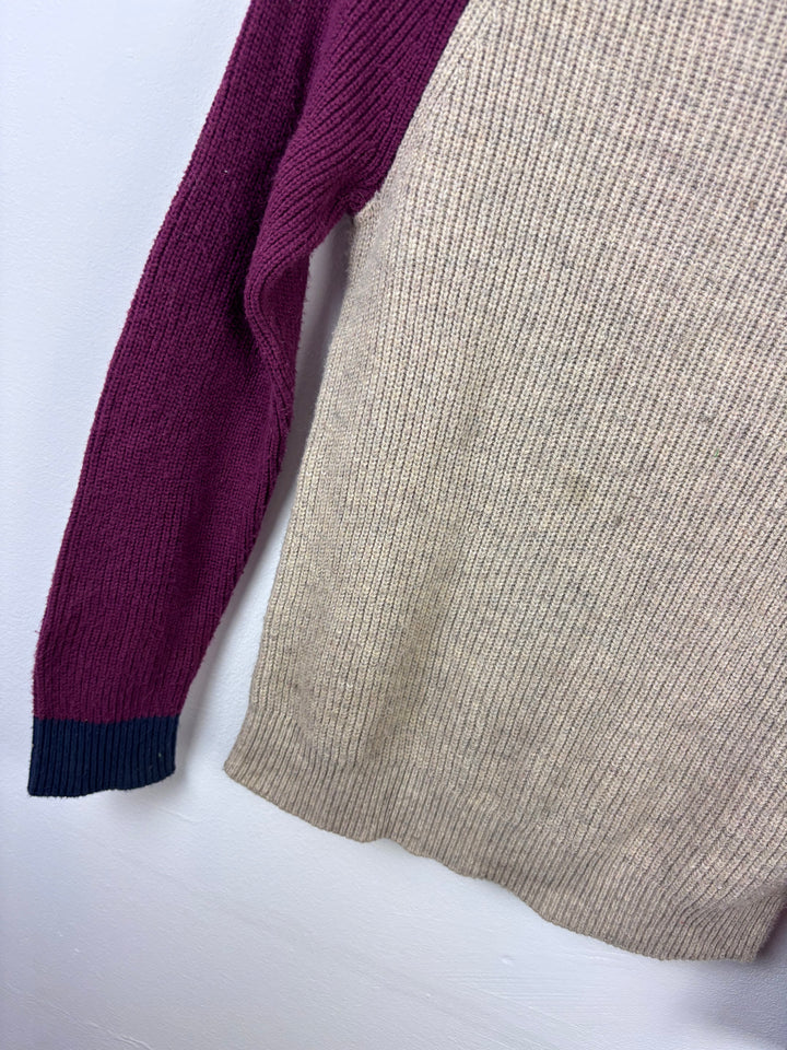 John Lewis Colour Block Knit Jumper 11 Years-Jumpers-Second Snuggle Preloved