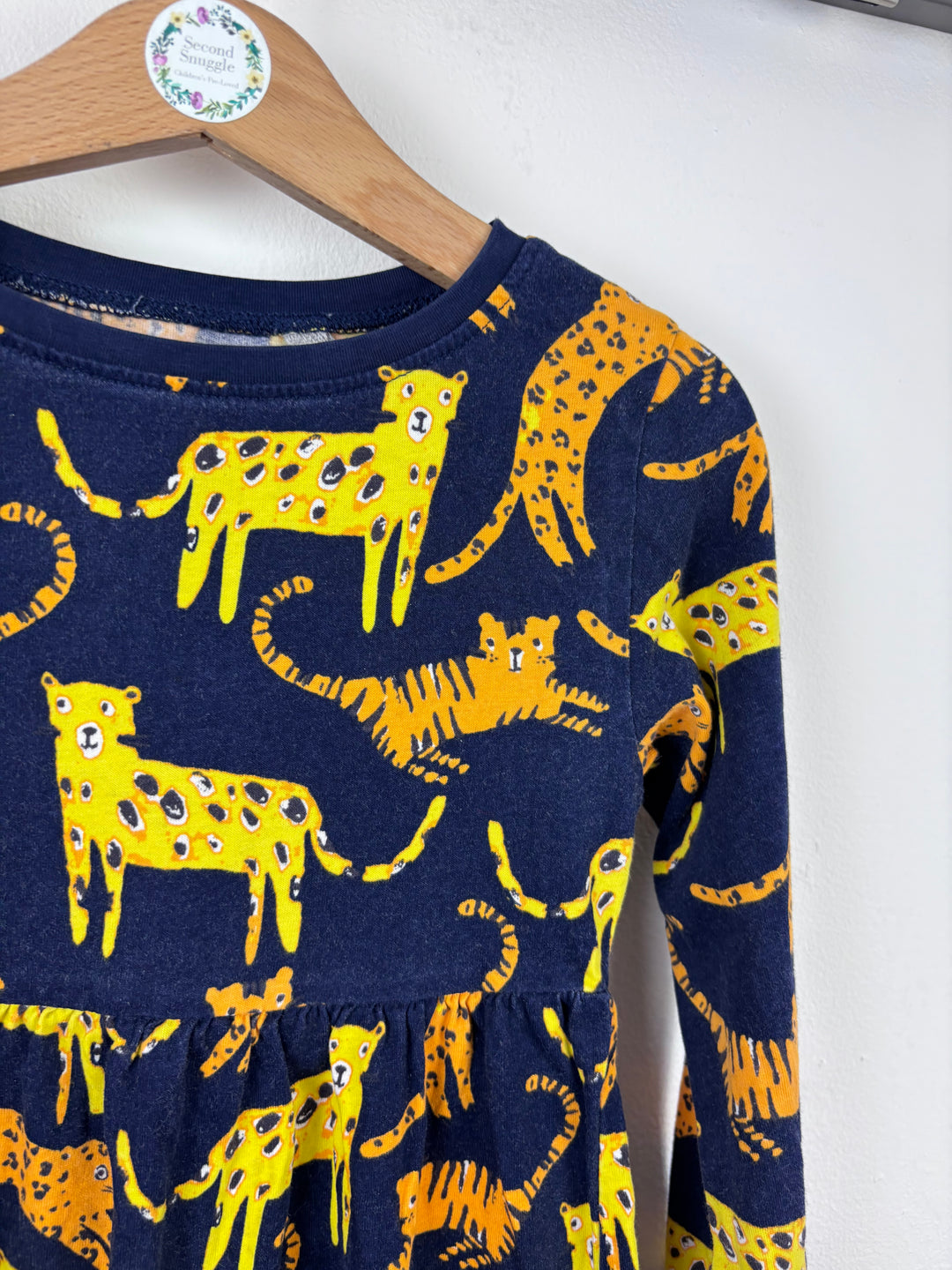 Blue Zoo Animal Print Dress 4-5 Years-Dresses-Second Snuggle Preloved