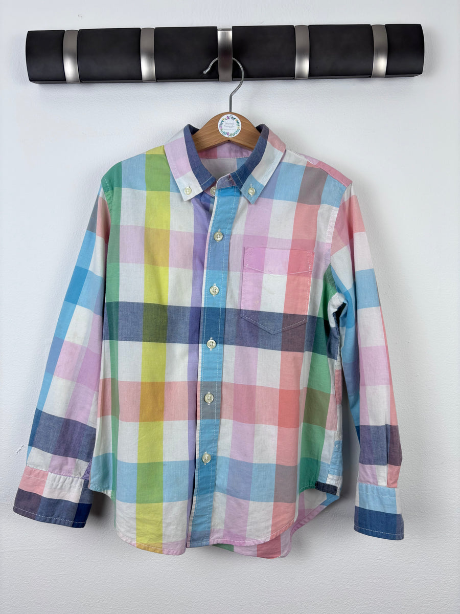 Gap Check Shirt 6-7 Years-Shirts-Second Snuggle Preloved