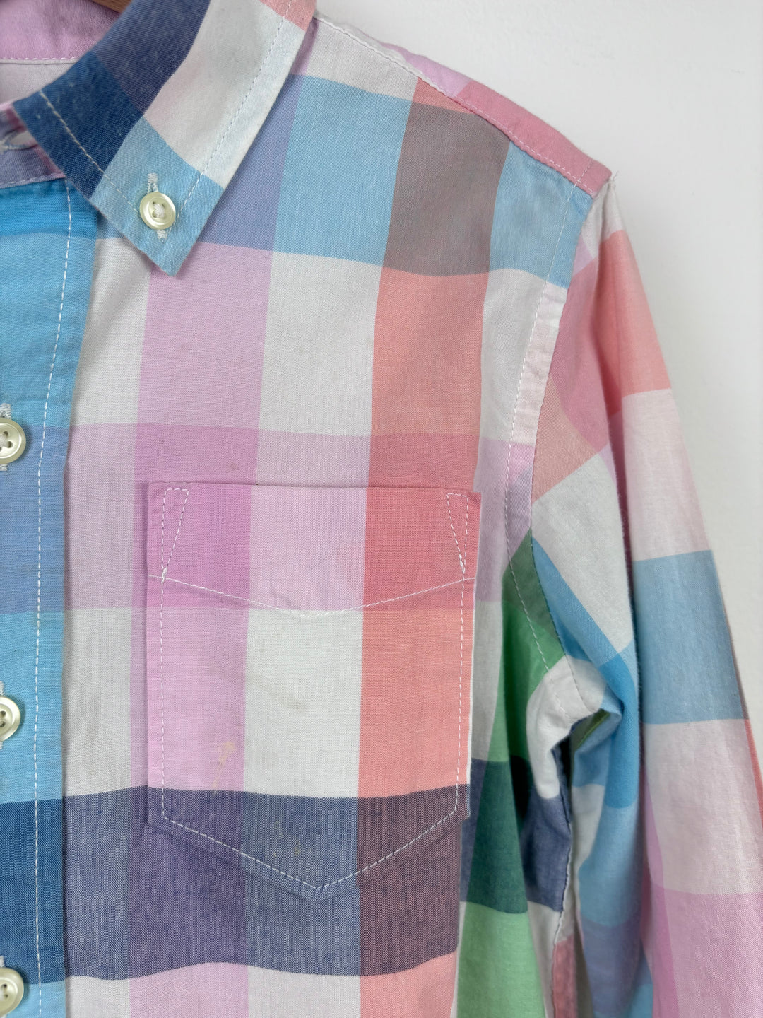 Gap Check Shirt 6-7 Years-Shirts-Second Snuggle Preloved
