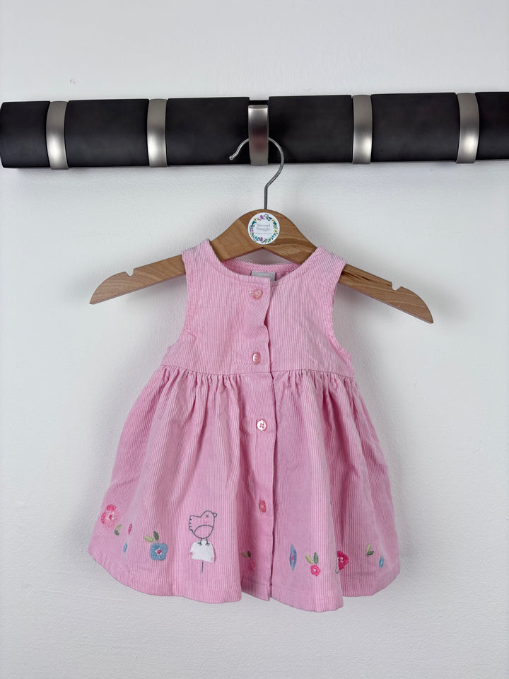 Mini Club Pink Cord Dress Small Baby-Dresses-Second Snuggle Preloved