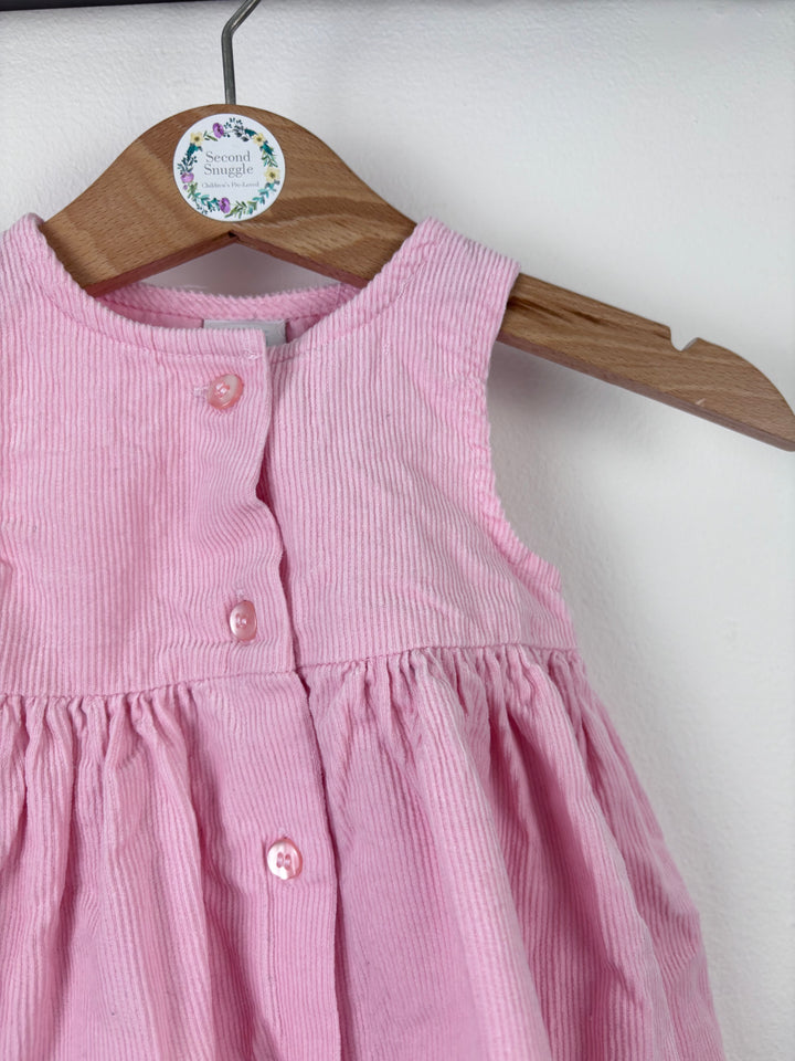 Mini Club Pink Cord Dress Small Baby-Dresses-Second Snuggle Preloved