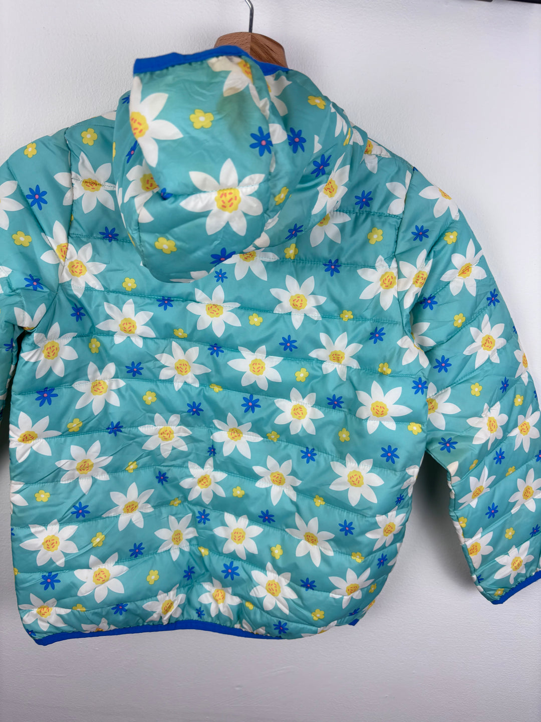 Frugi Reversible Floral Puffer Coat 9-10 Years-Coats-Second Snuggle Preloved