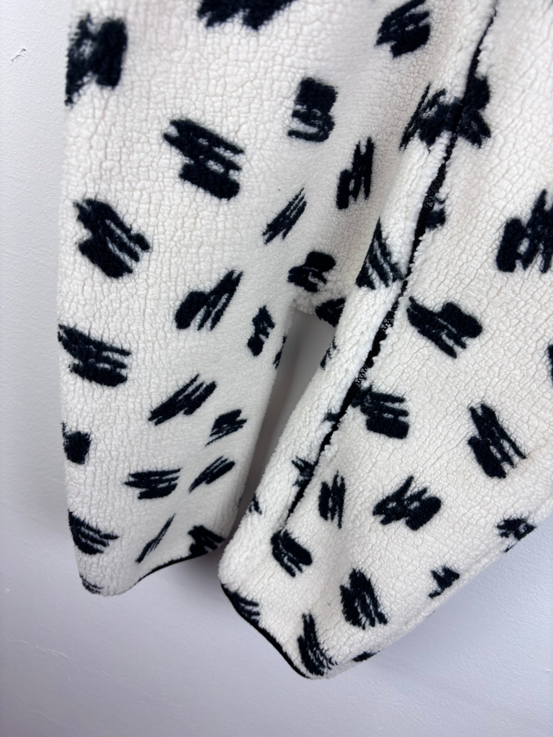 Another Fox Monochrome Zip-Up Suit 1-2 Years-All In One-Second Snuggle Preloved