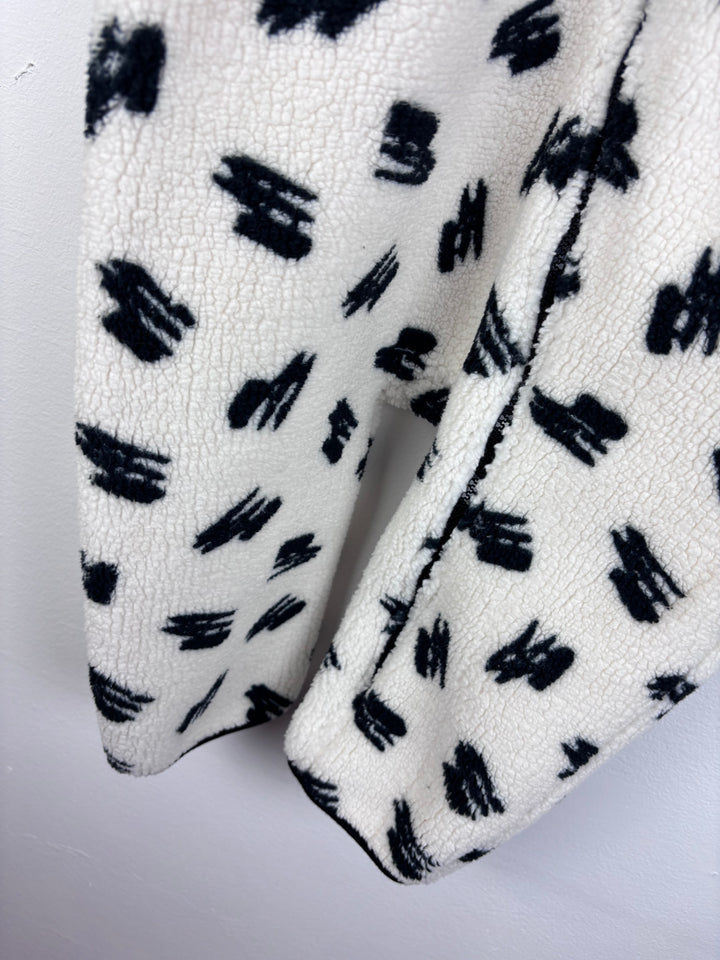 Another Fox Monochrome Zip-Up Suit 1-2 Years-All In One-Second Snuggle Preloved