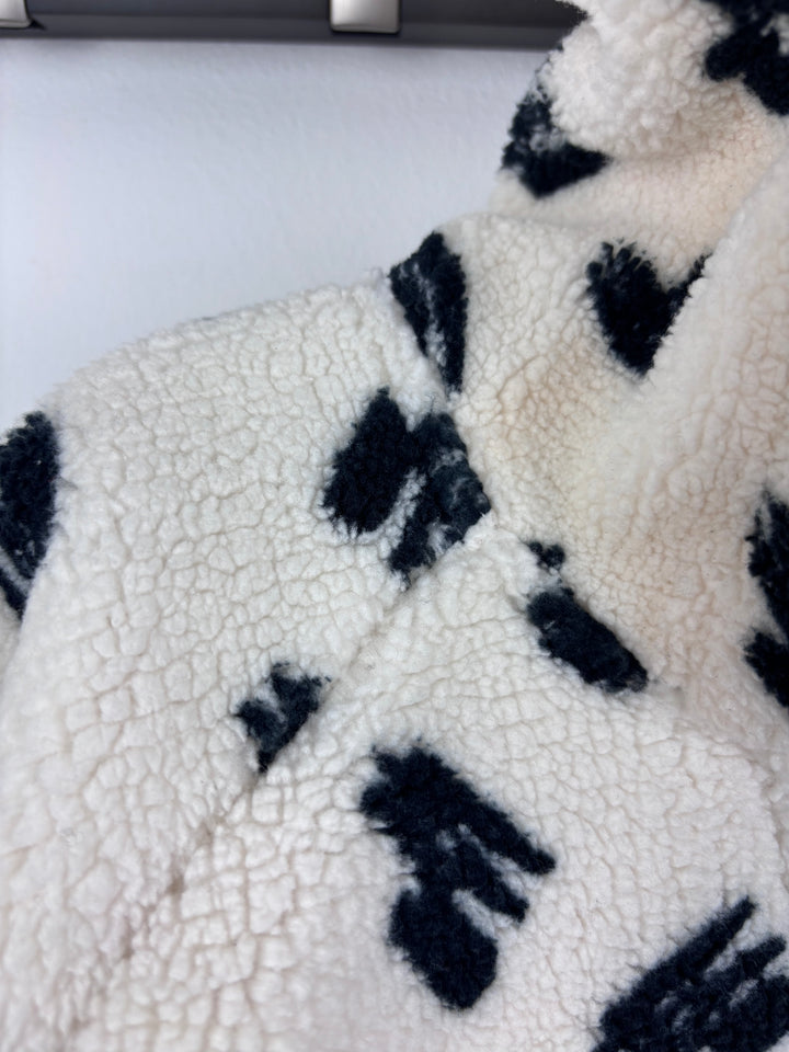 Another Fox Monochrome Zip-Up Suit 1-2 Years-All In One-Second Snuggle Preloved