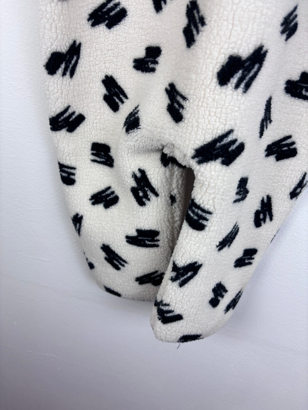 Another Fox Monochrome Zip-Up Suit 1-2 Years-All In One-Second Snuggle Preloved