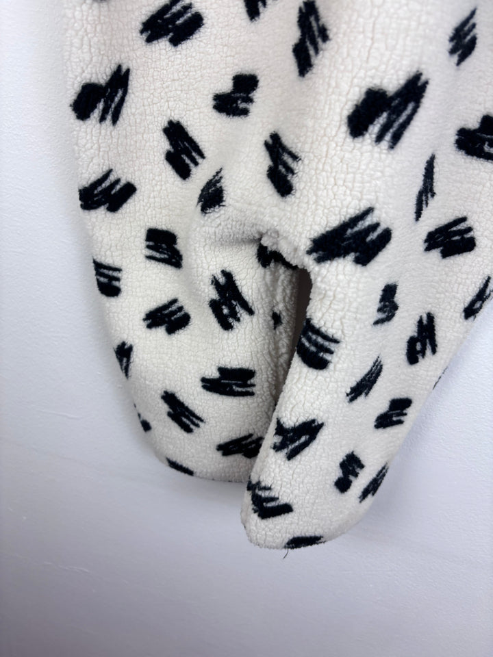 Another Fox Monochrome Zip-Up Suit 1-2 Years-All In One-Second Snuggle Preloved