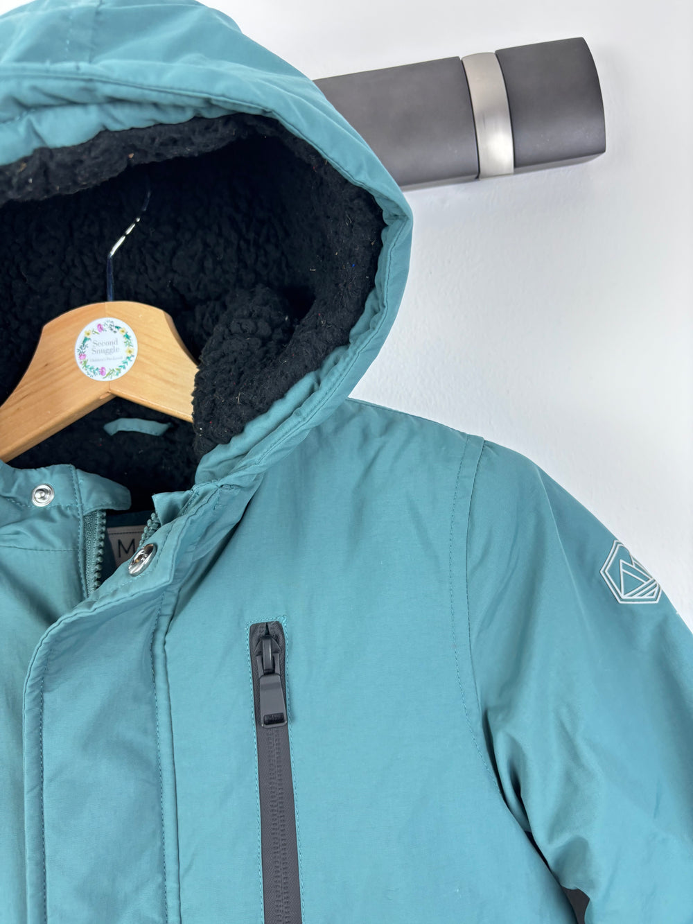 M&S Hooded Winter Coat 6-7 Years-Coats-Second Snuggle Preloved