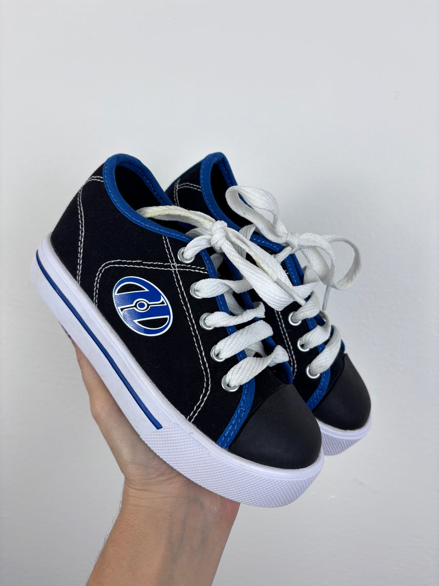 Heelys Blue Trim Canvas Roller Shoes UK 11-Shoes-Second Snuggle Preloved