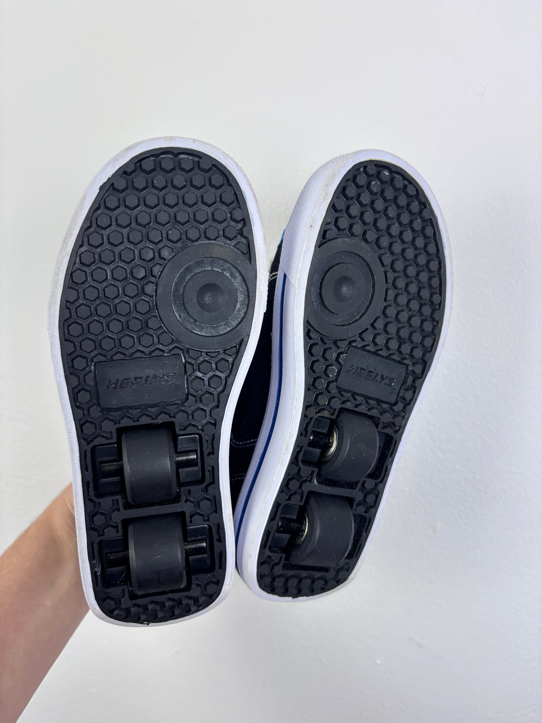 Heelys Blue Trim Canvas Roller Shoes UK 11-Shoes-Second Snuggle Preloved