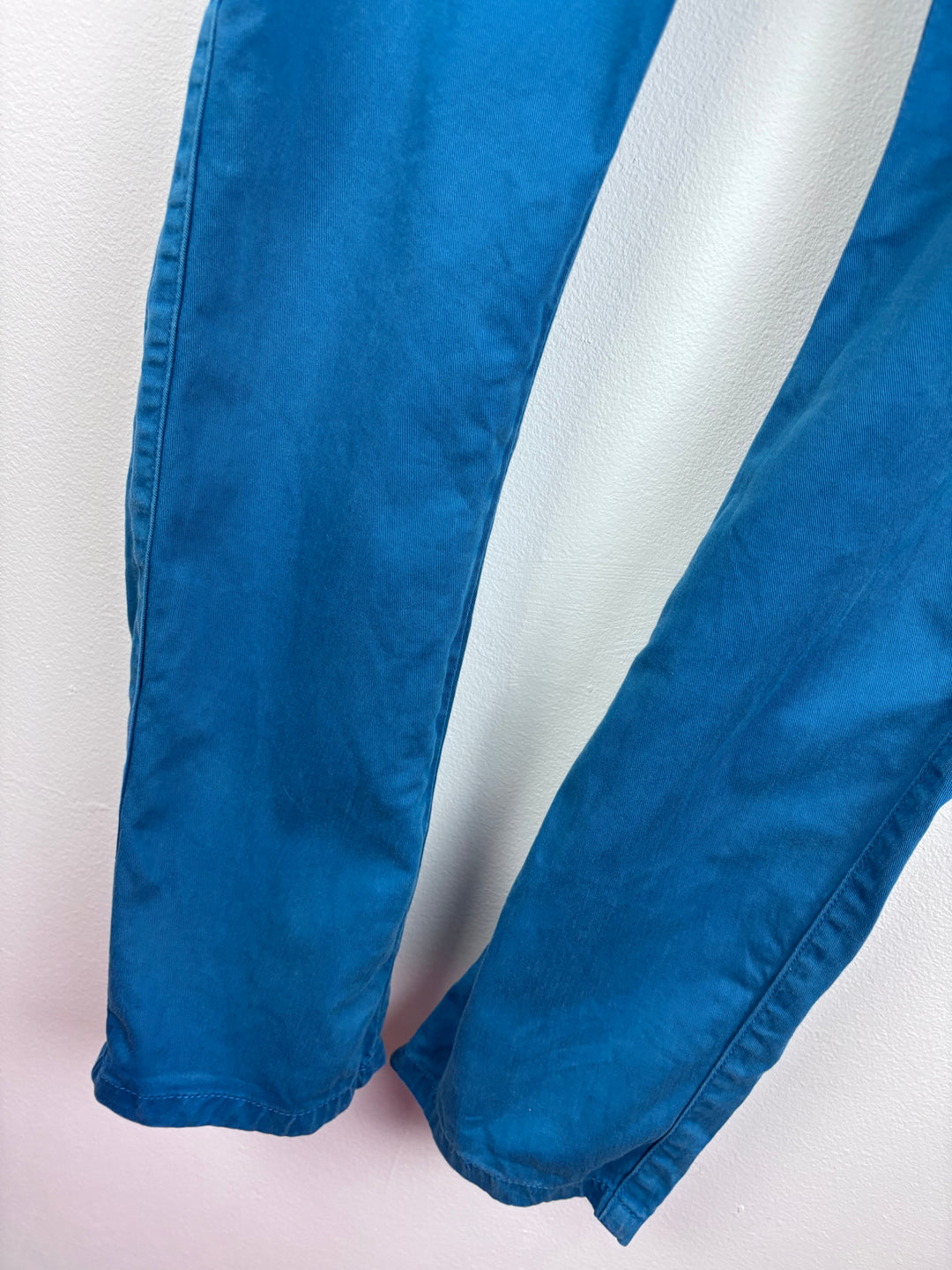 R Zoo Blue Cotton Trousers 12 Years-Trousers-Second Snuggle Preloved