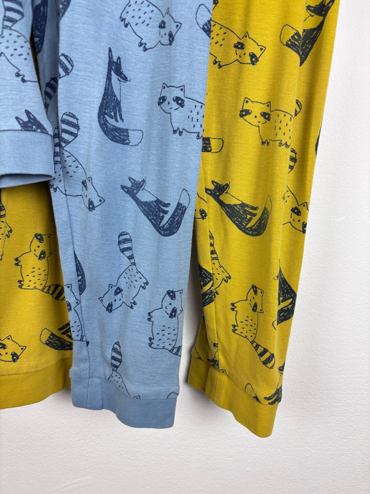 M&S Long Sleeve Pyjama Set With Mixed Prints 3-4 Years