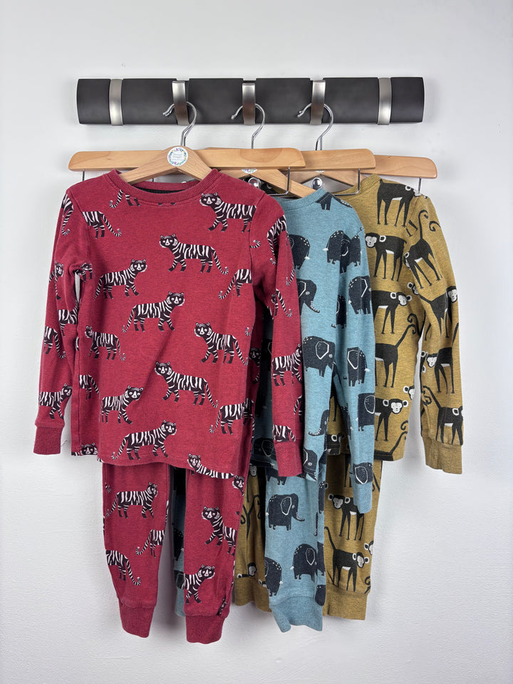 Next Long Sleeve Pyjama Sets With Patterned Designs 5-6 Years-Night Wear-Second Snuggle Preloved
