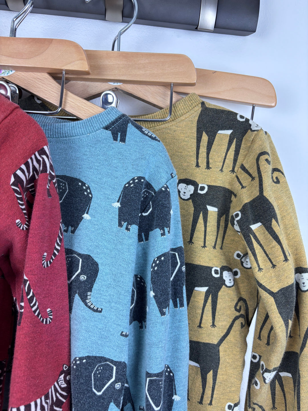 Next Long Sleeve Pyjama Sets With Patterned Designs 5-6 Years-Night Wear-Second Snuggle Preloved