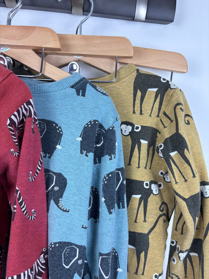 Next Long Sleeve Pyjama Sets With Patterned Designs 5-6 Years-Night Wear-Second Snuggle Preloved